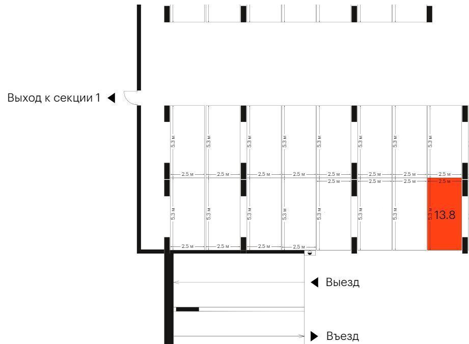 машиноместо г Москва метро Кантемировская б-р Кавказский 51к/2 фото 7