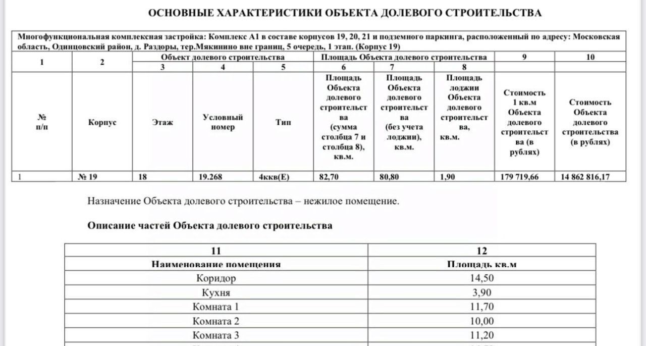 квартира г Москва метро Строгино ЖК «Спутник» 19 Московская область, Красногорск фото 3