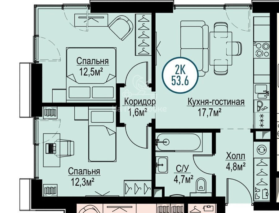 квартира г Москва метро Угрешская пр-кт Волгоградский 32/5к 2 ЖК «Метрополия» муниципальный округ Южнопортовый фото 1