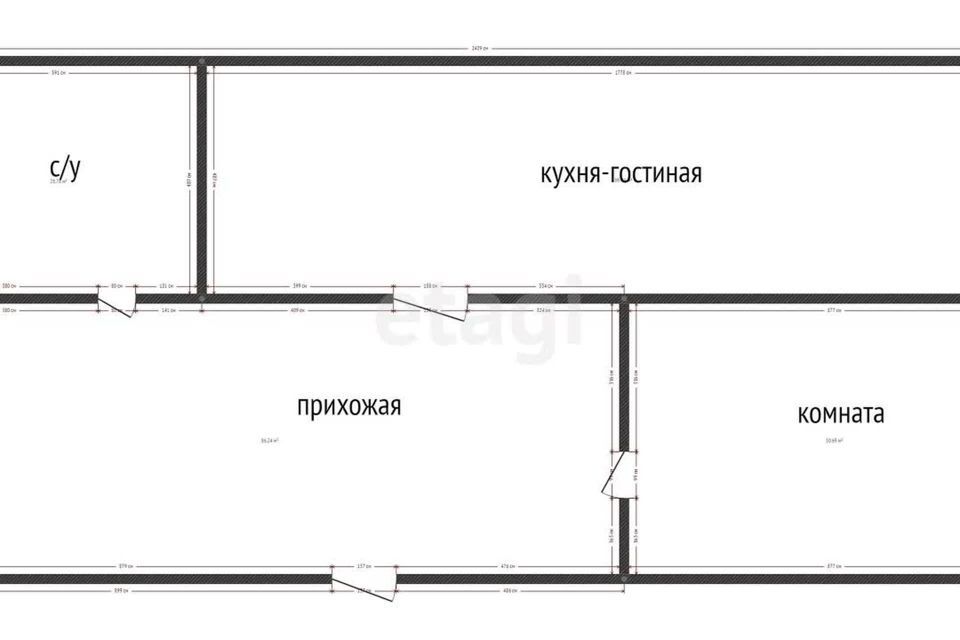 квартира г Краснодар р-н Карасунский проезд 1-й Онежский 31 Краснодар городской округ фото 6