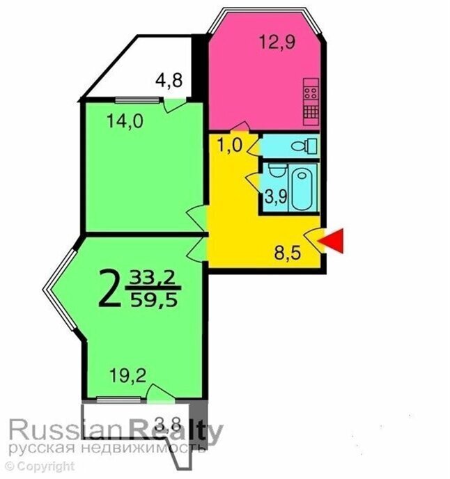 квартира г Одинцово Баковка ш Можайское 165 фото 2