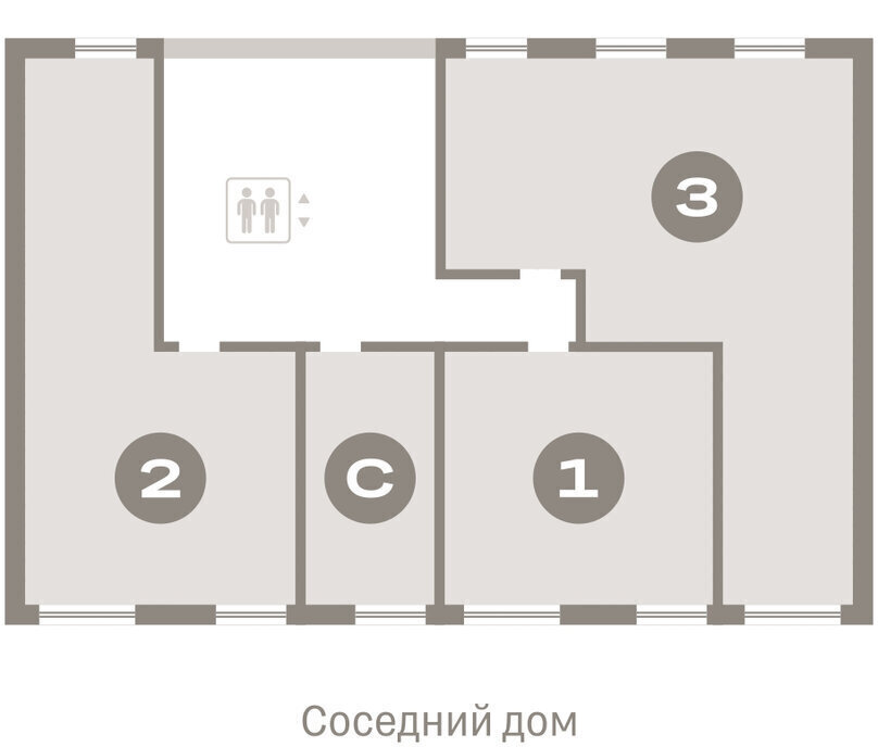 квартира г Тюмень ЖК «Октябрьский на Туре» Калининский административный округ фото 3