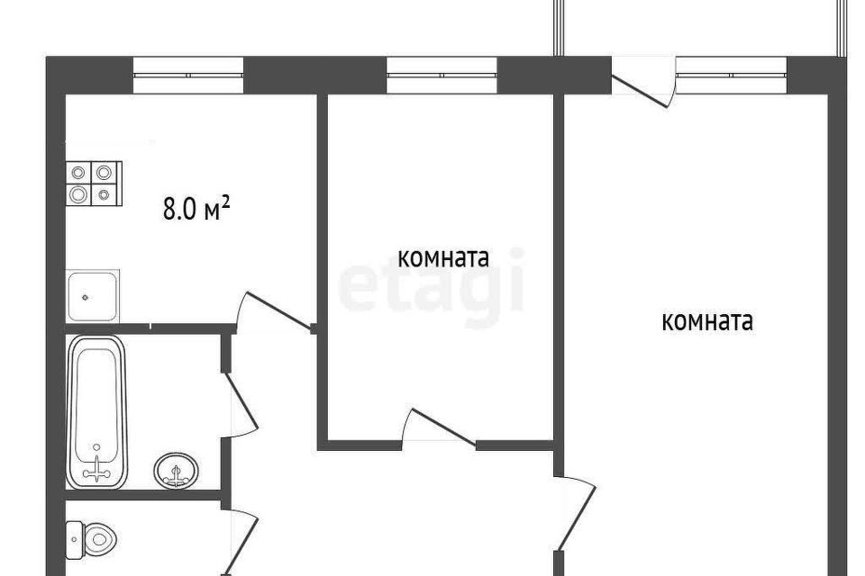 квартира г Ростов-на-Дону р-н Ворошиловский ул Нансена 437 Ростов-на-Дону городской округ фото 8