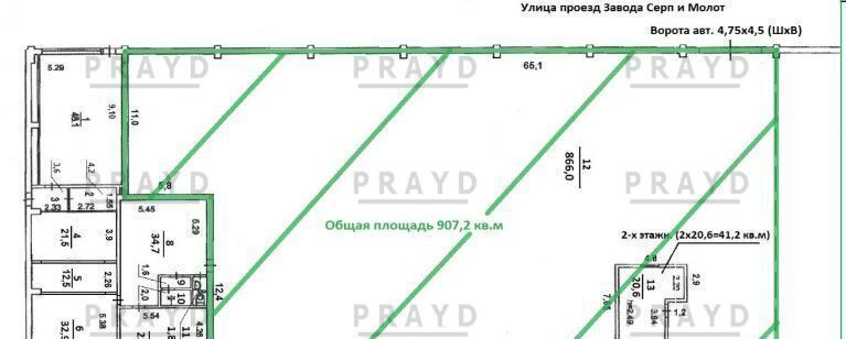 производственные, складские г Москва метро Лефортово ул Золоторожский Вал 11с/9 муниципальный округ Лефортово фото 3