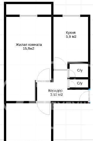 квартира р-н Чернушинский г Чернушка ул Коммунистическая 6 фото 4