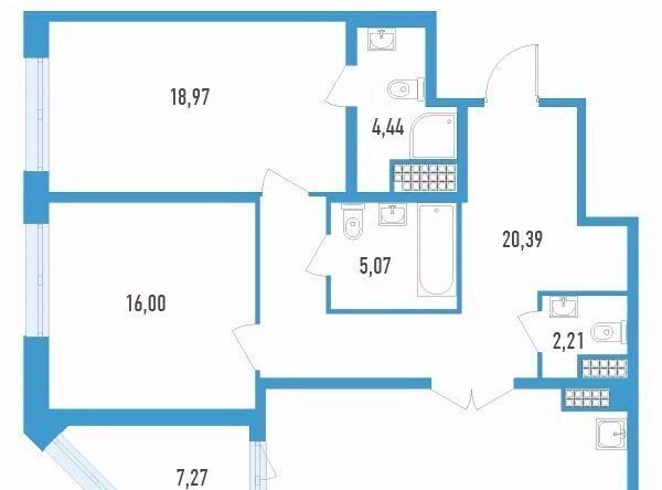 квартира г Санкт-Петербург р-н Московский ул Типанова 22 округ Гагаринское фото 1