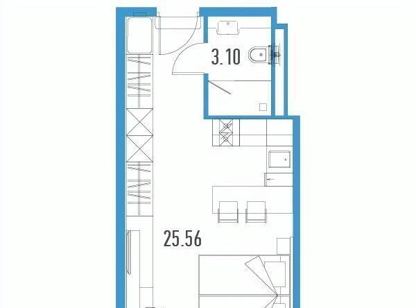 квартира г Санкт-Петербург р-н Московский пл Конституции 3 округ Новоизмайловское фото 1