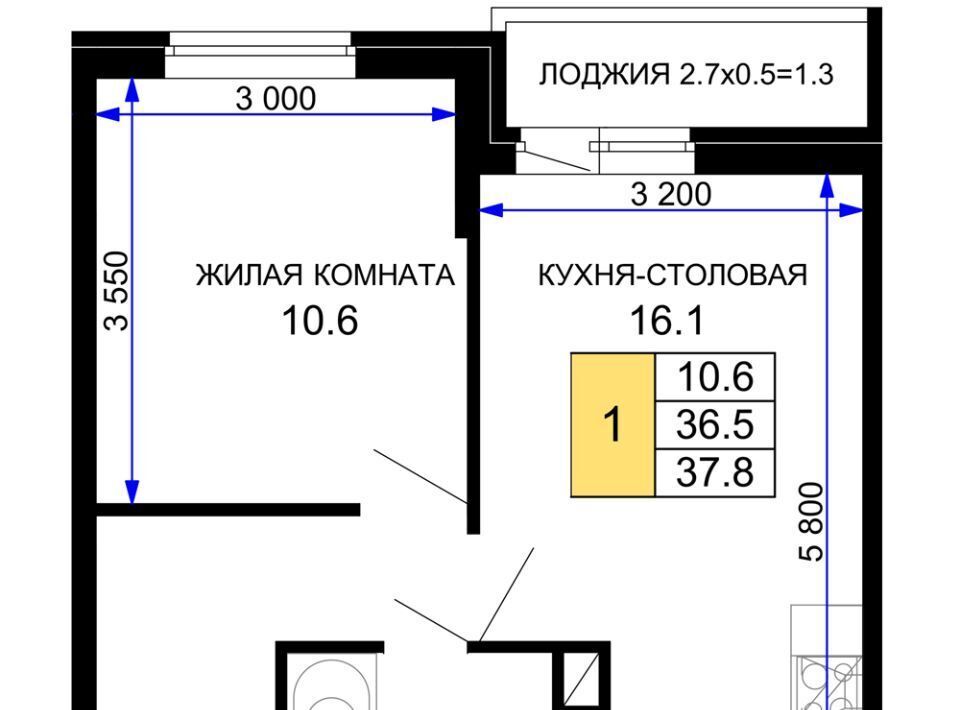 квартира г Краснодар р-н Прикубанский ЖК «Дыхание» фото 1