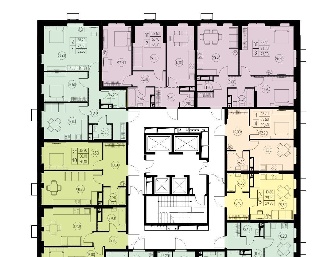 квартира г Пушкино ЖК 31 квартал Медведково фото 2