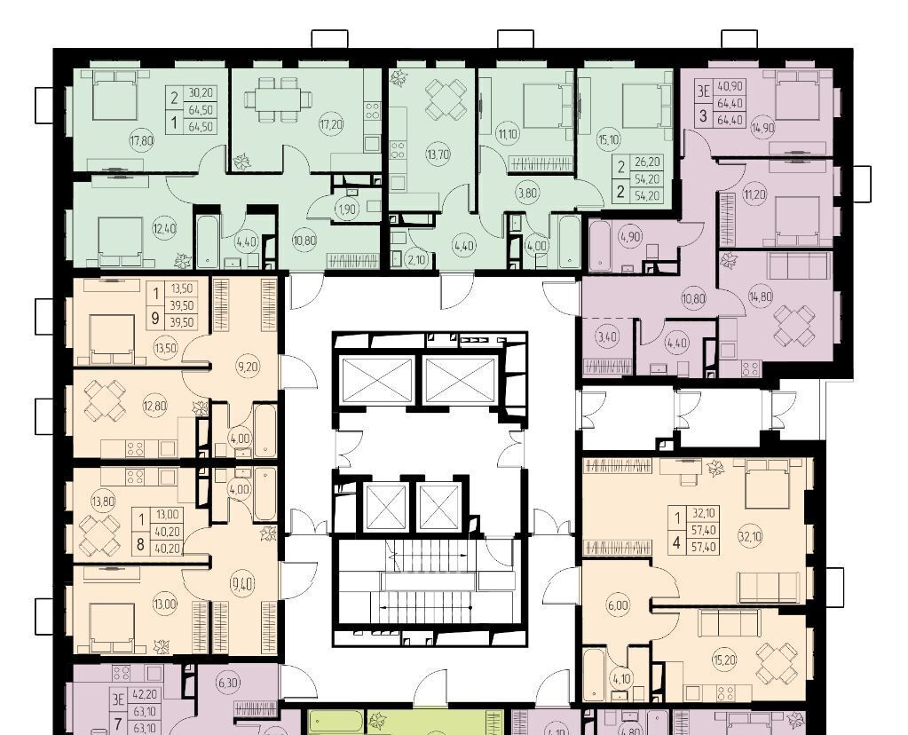 квартира г Пушкино ЖК 31 квартал Медведково фото 2