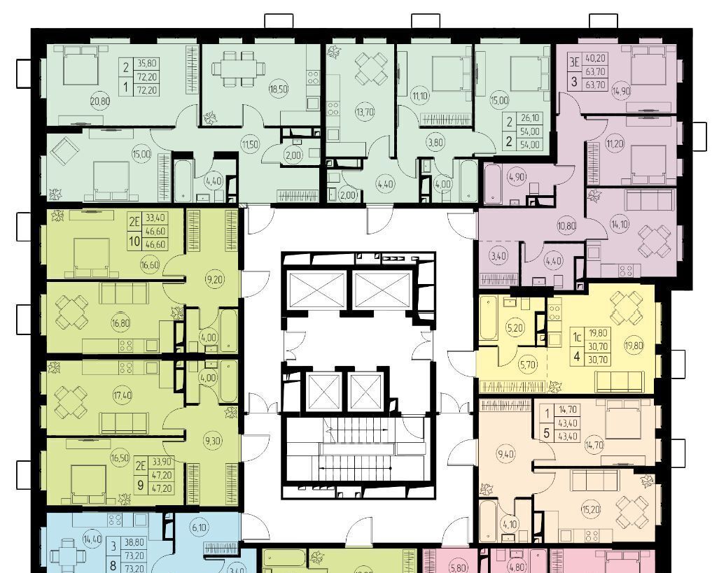 квартира г Пушкино ЖК 31 квартал Медведково фото 2