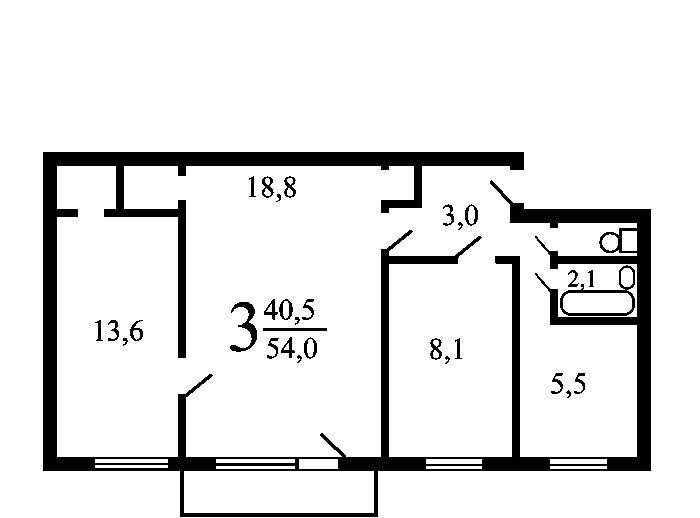 квартира г Москва пр-кт Ленинский 85к/2 Новаторская фото 2