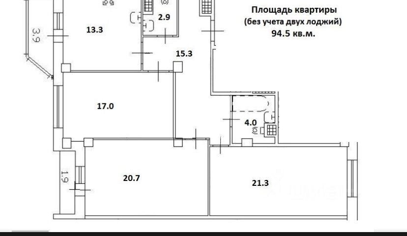 квартира г Санкт-Петербург метро Рыбацкое пр-кт Рыбацкий 17к/1 фото 30