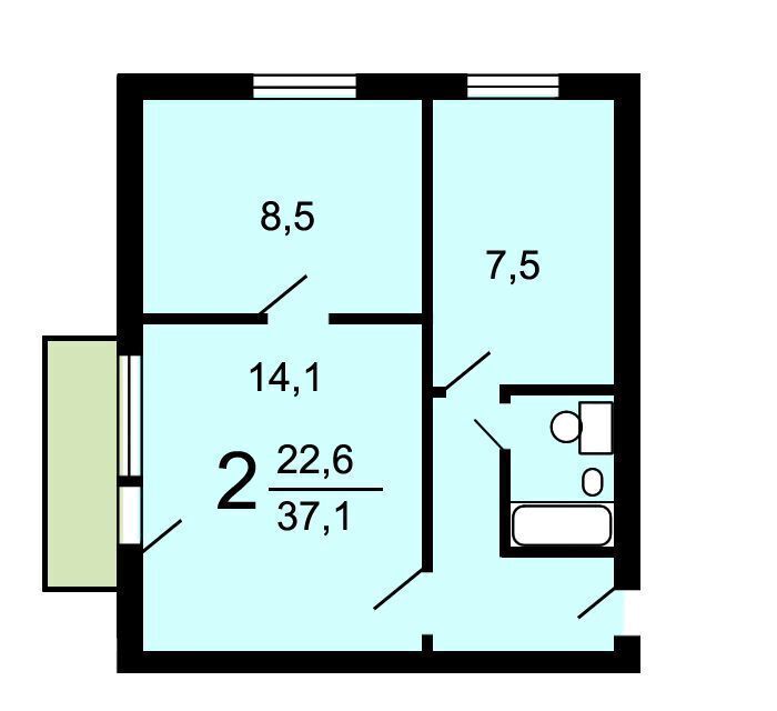 квартира г Зеленоград к 148 фото 15