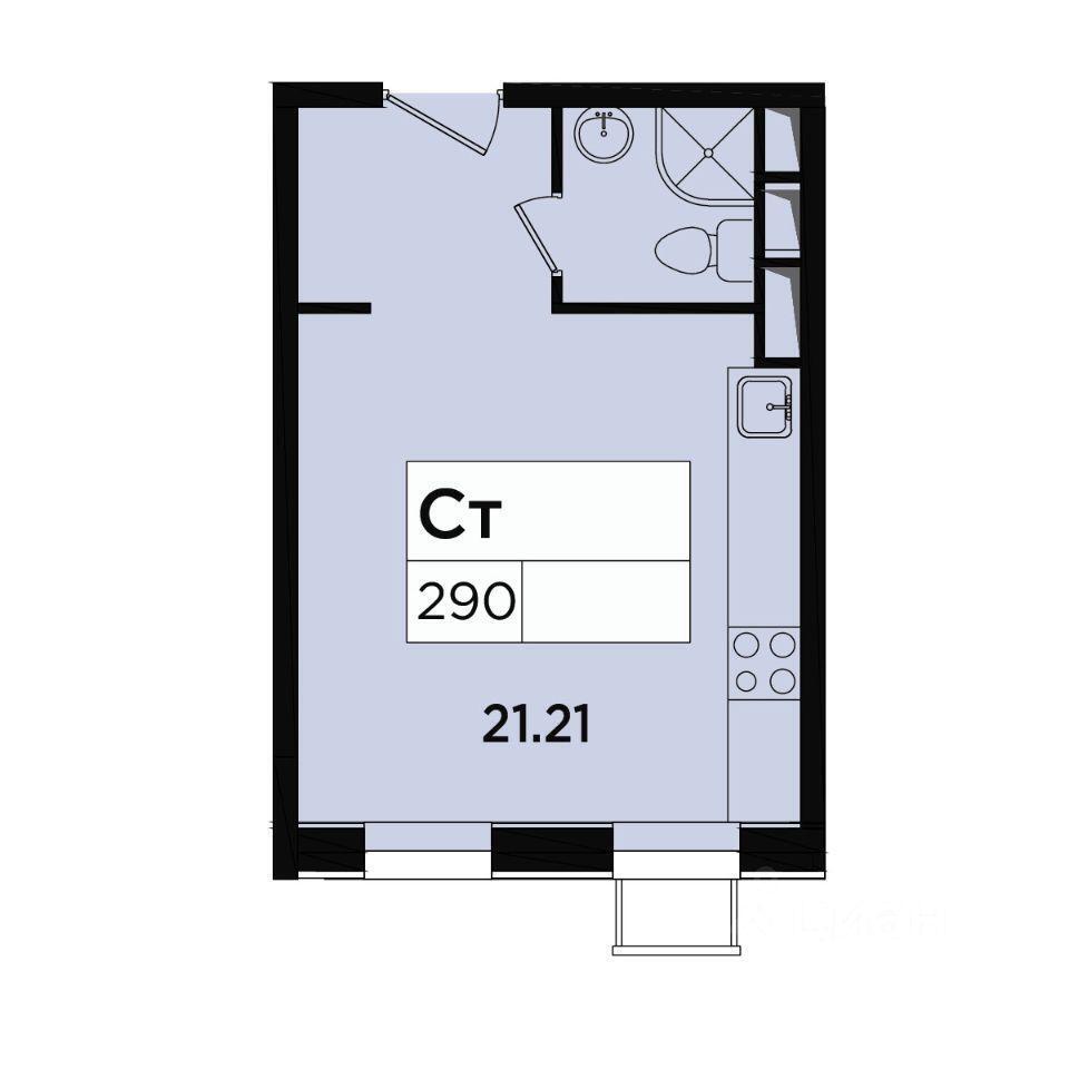 квартира г Москва СЗАО Останкинский ул Сельскохозяйственная 35 Green park c1, Московская область фото 4