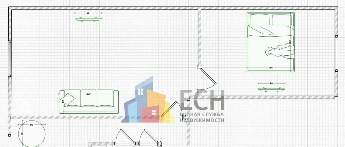 квартира г Тула п Скуратовский п Южный ул Центральная 7 р-н Центральный Центральный территориальный округ фото 2