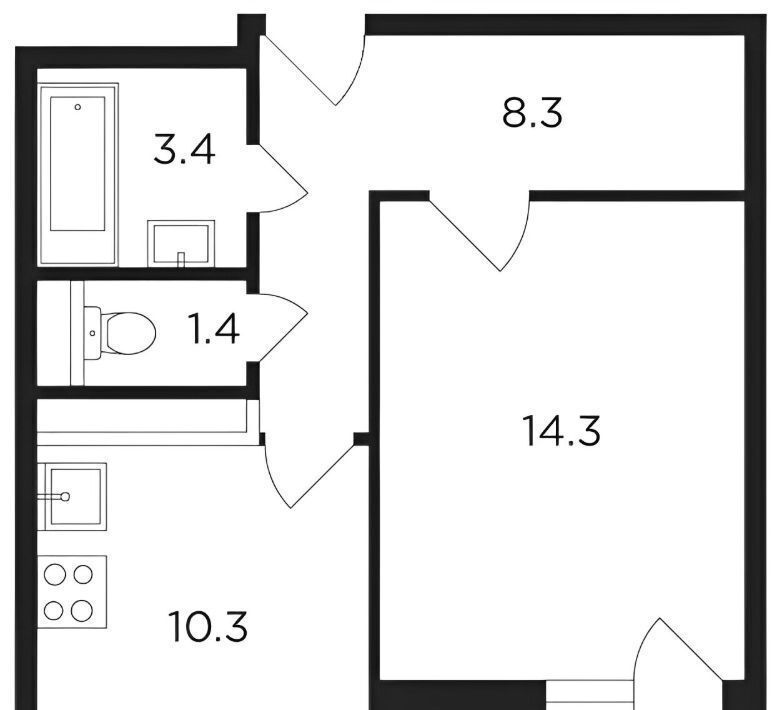 квартира г Москва метро Окская ул Михайлова 31а фото 21