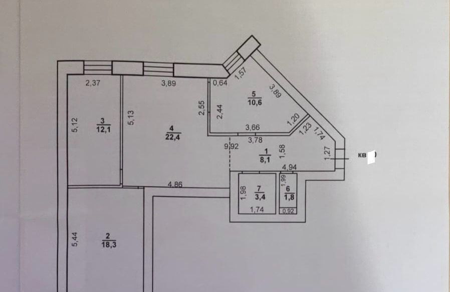 квартира г Оренбург р-н Ленинский ул Центральная 1/1 фото 23