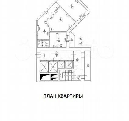 квартира г Санкт-Петербург метро Пионерская пр-кт Коломяжский 15к/1 округ Комендантский аэродром фото 14