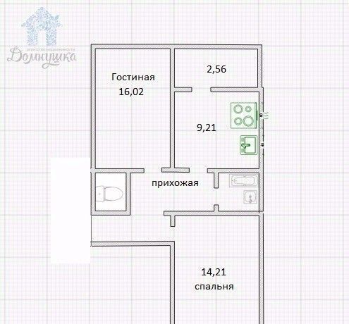 квартира г Воронеж р-н Железнодорожный ул Федора Тютчева 95 Боровое фото 22