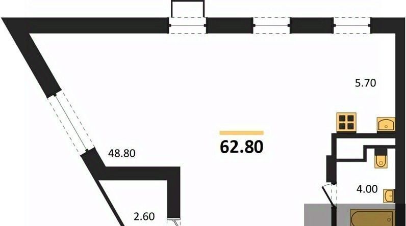 квартира г Воронеж р-н Железнодорожный ул Остужева 52/5 фото 1