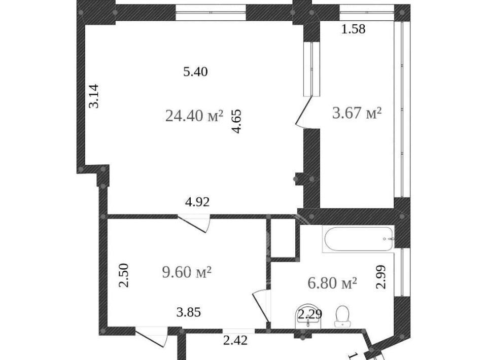 квартира г Калининград р-н Ленинградский ул 1812 года 126 фото 2