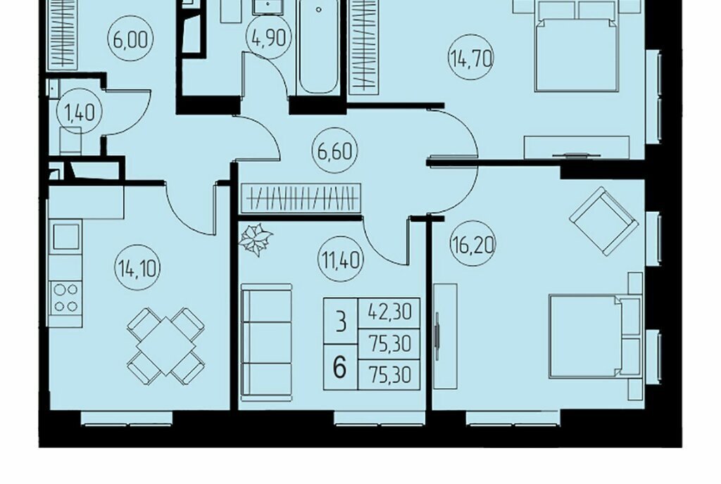 квартира г Пушкино микрорайон Инессы Арманд ЖК 31 квартал фото 1