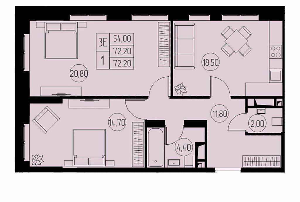 квартира г Пушкино микрорайон Инессы Арманд ЖК 31 квартал фото 1