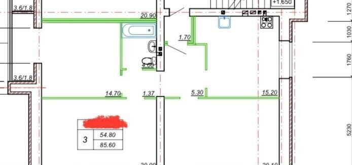 квартира г Кострома р-н Центральный ул 8 Марта 57а фото 4