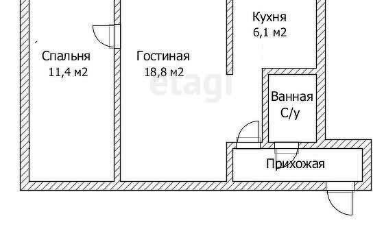 квартира г Норильск ул Нансена 76 фото 20