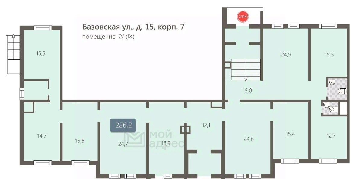 свободного назначения г Москва САО ул Базовская 15к/7 муниципальный округ Западное Дегунино фото 7