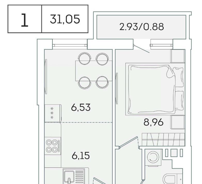 квартира р-н Всеволожский г Мурино ул Екатерининская 11 ЖК Lampo Девяткино фото 1