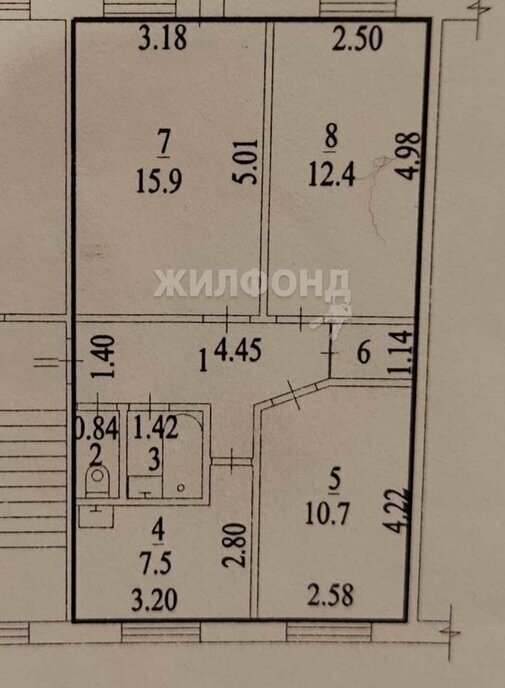 квартира г Бердск ул Вокзальная 4 Речной Вокзал фото 17