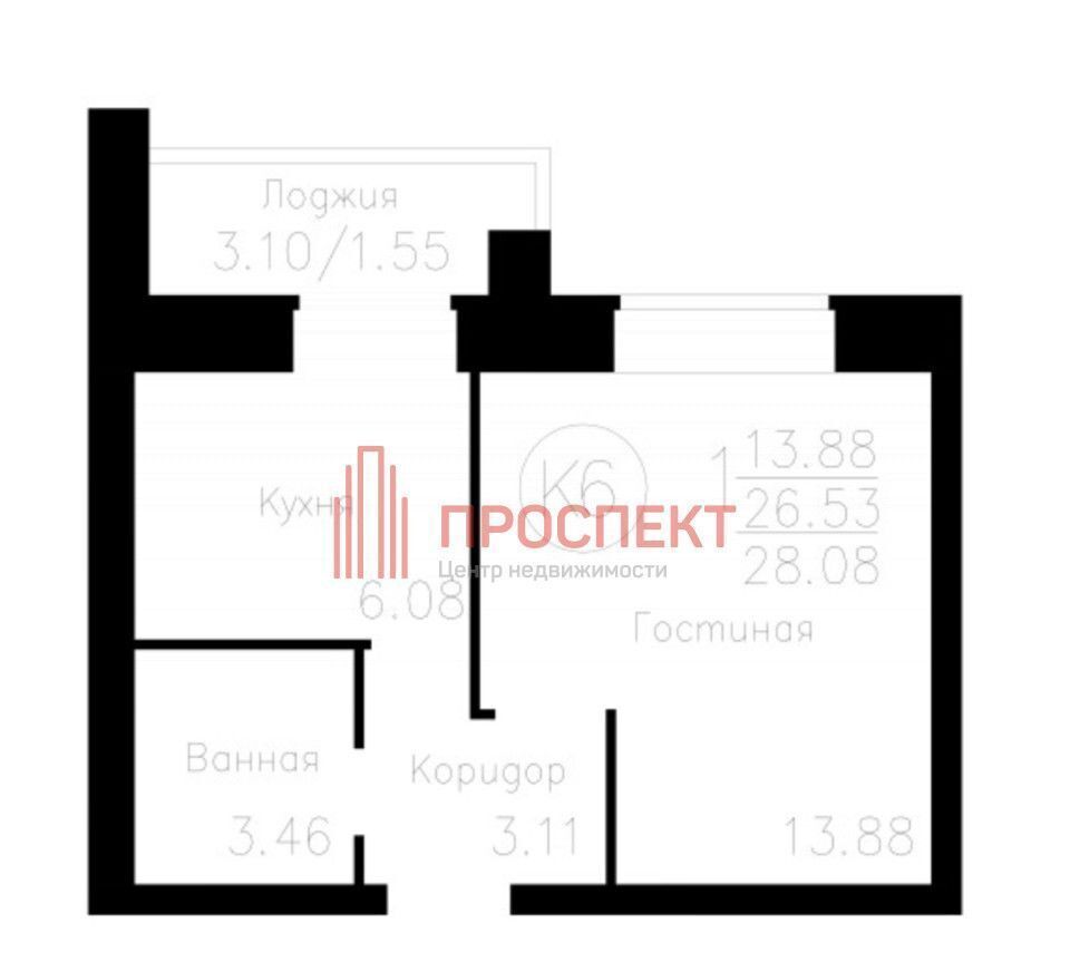 квартира г Пенза р-н Первомайский ул Терновского 114 ЖК «Утро» фото 30