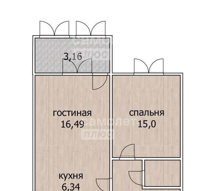 квартира р-н Уфимский с Михайловка ул Сливовая 12 Михайловский сельсовет фото 21