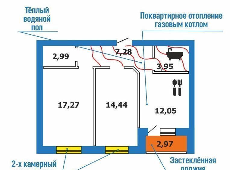 квартира р-н Среднеахтубинский г Краснослободск пер Попова 5 фото 3