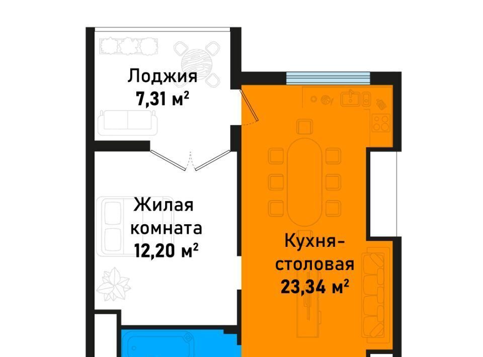 квартира р-н Черноморский пгт Черноморское ул Евпаторийская 1 Черноморское сельское поселение фото 1