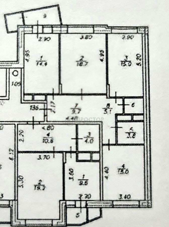 квартира г Одинцово ул Триумфальная 10 Одинцовский г. о., Одинцово, Внуково фото 26