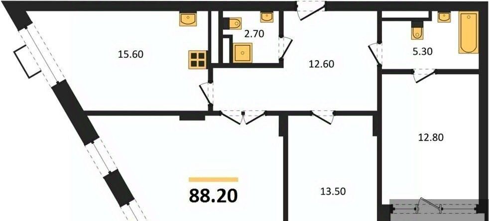 квартира г Воронеж р-н Железнодорожный ул Остужева 52/5 фото 1