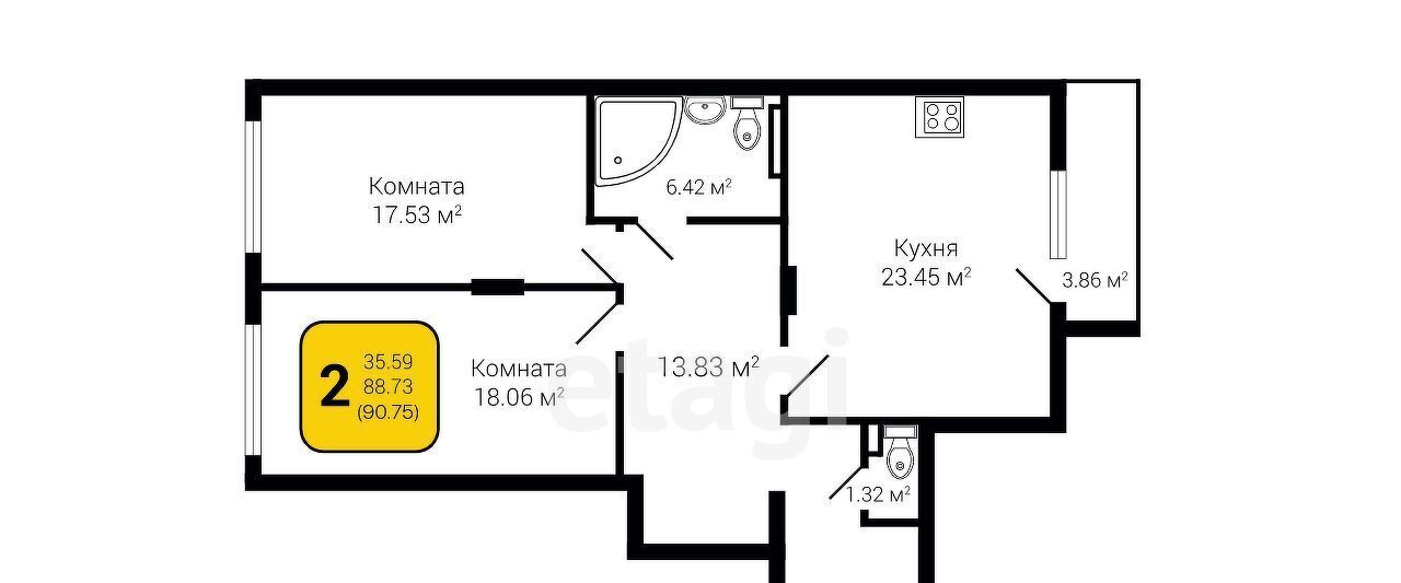 квартира г Воронеж р-н Ленинский ул 121 стрелковой дивизии 9 фото 29