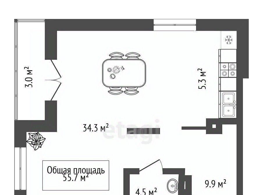 квартира г Новосибирск Заельцовская Удача ДНТ, ул. 10-я, 32 фото 7