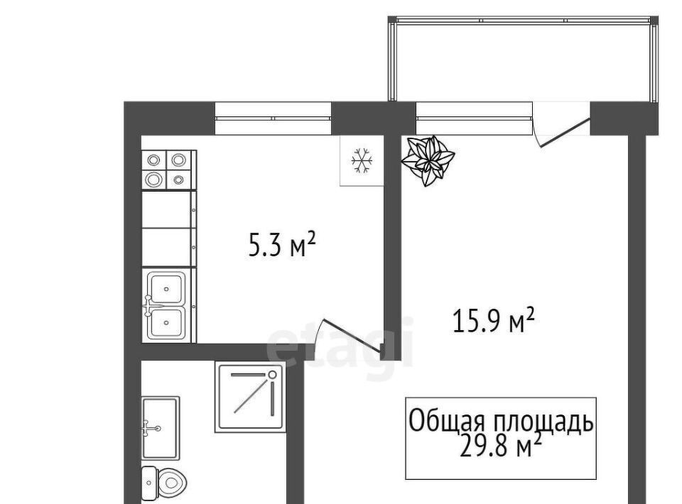 квартира г Новосибирск р-н Центральный пр-кт Красный 59 Красный Проспект фото 12