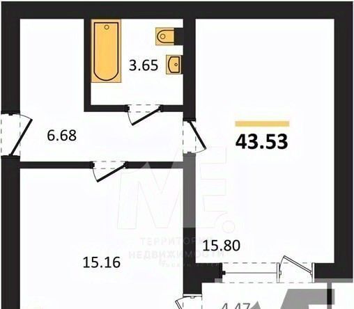 квартира г Калининград р-н Ленинградский ул Героя России Катериничева 9к/2 фото 1