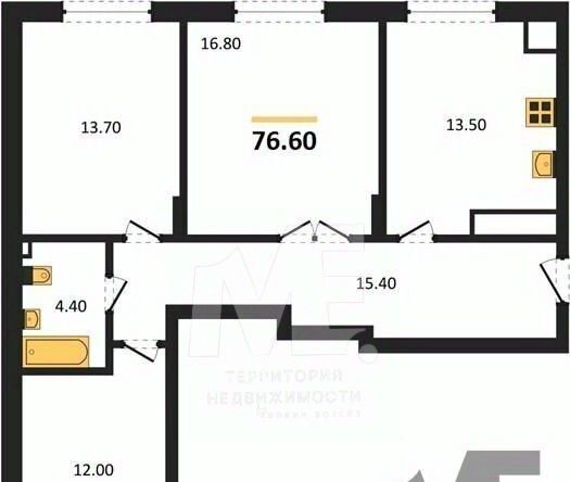 квартира г Калининград р-н Московский ул Акварельная фото 1