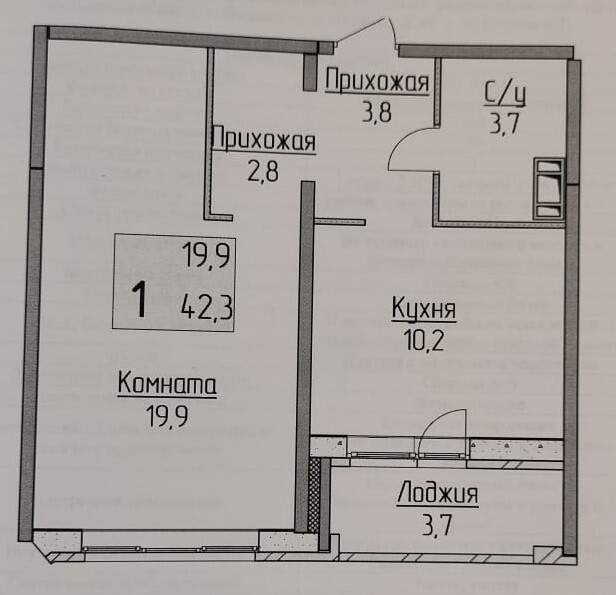 квартира г Ярославль р-н Фрунзенский ул Ньютона 31к/2 фото 3