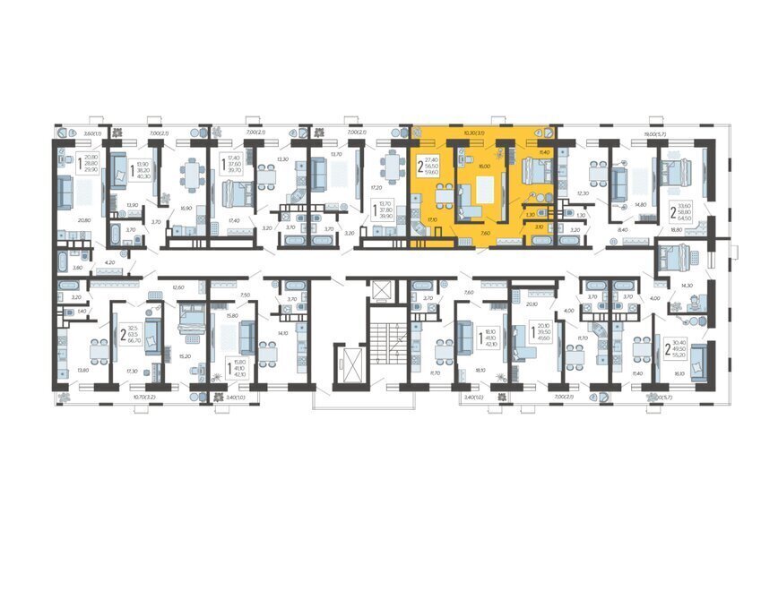 квартира г Краснодар микрорайон 9-й километр ул Ярославская 115/4 фото 2