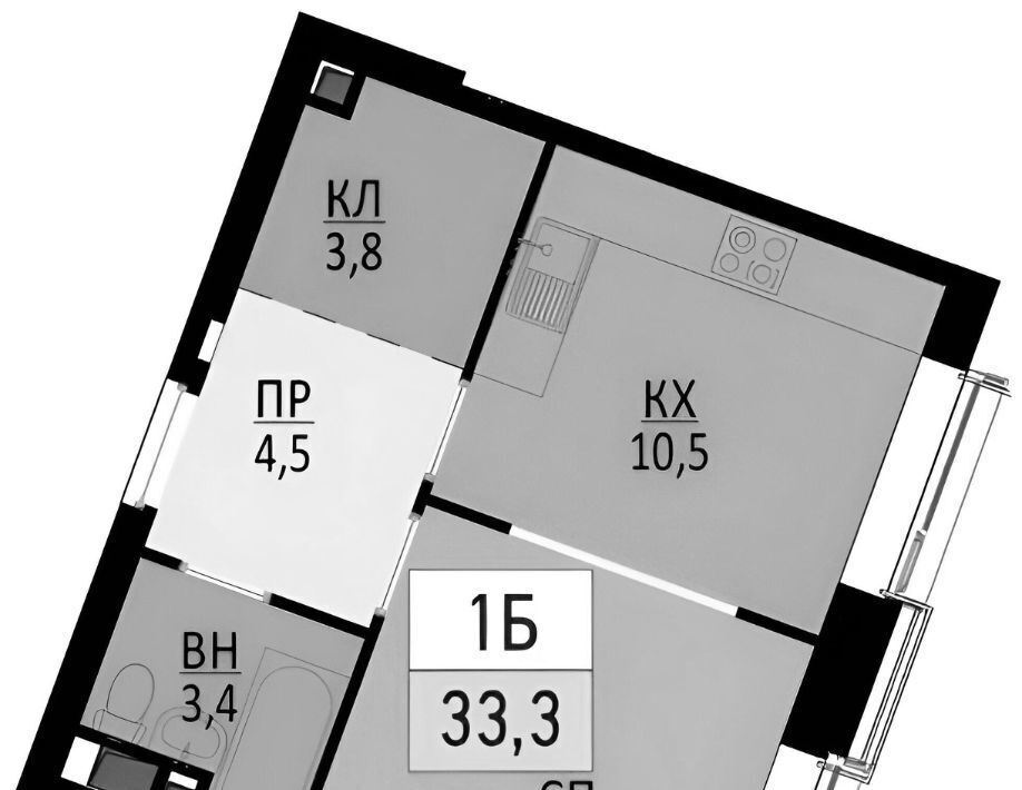 квартира г Москва метро Народное Ополчение ул Народного Ополчения 15к/1 фото 2