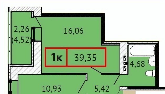 квартира г Иваново р-н Фрунзенский ул 3-я Первомайская 4 фото 1