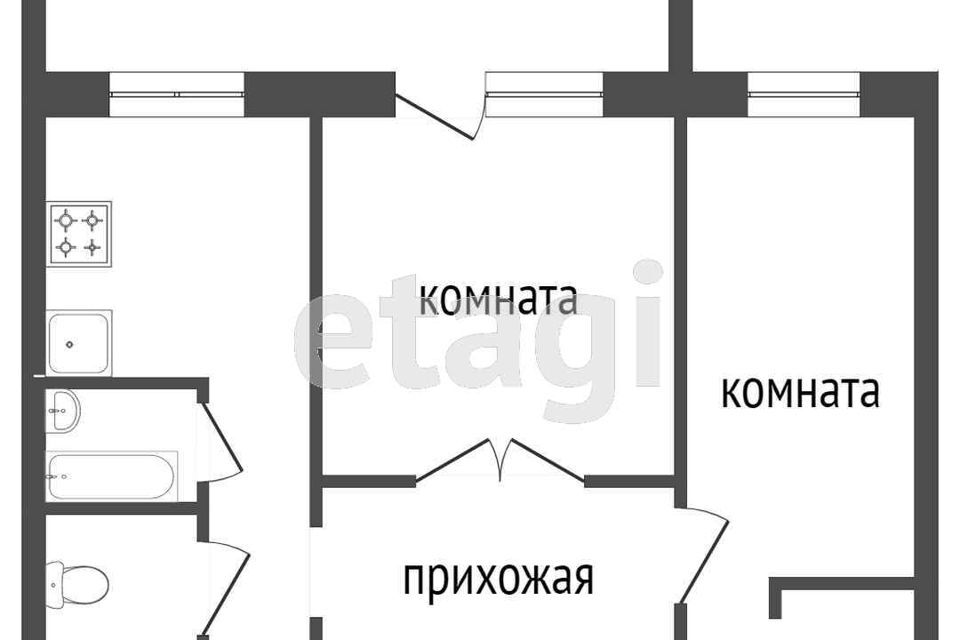 квартира г Красноярск р-н Октябрьский пр-кт Свободный 74 Красноярск городской округ фото 8