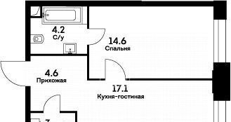 квартира г Москва метро Калужская ул Обручева 23 муниципальный округ Обручевский фото 13